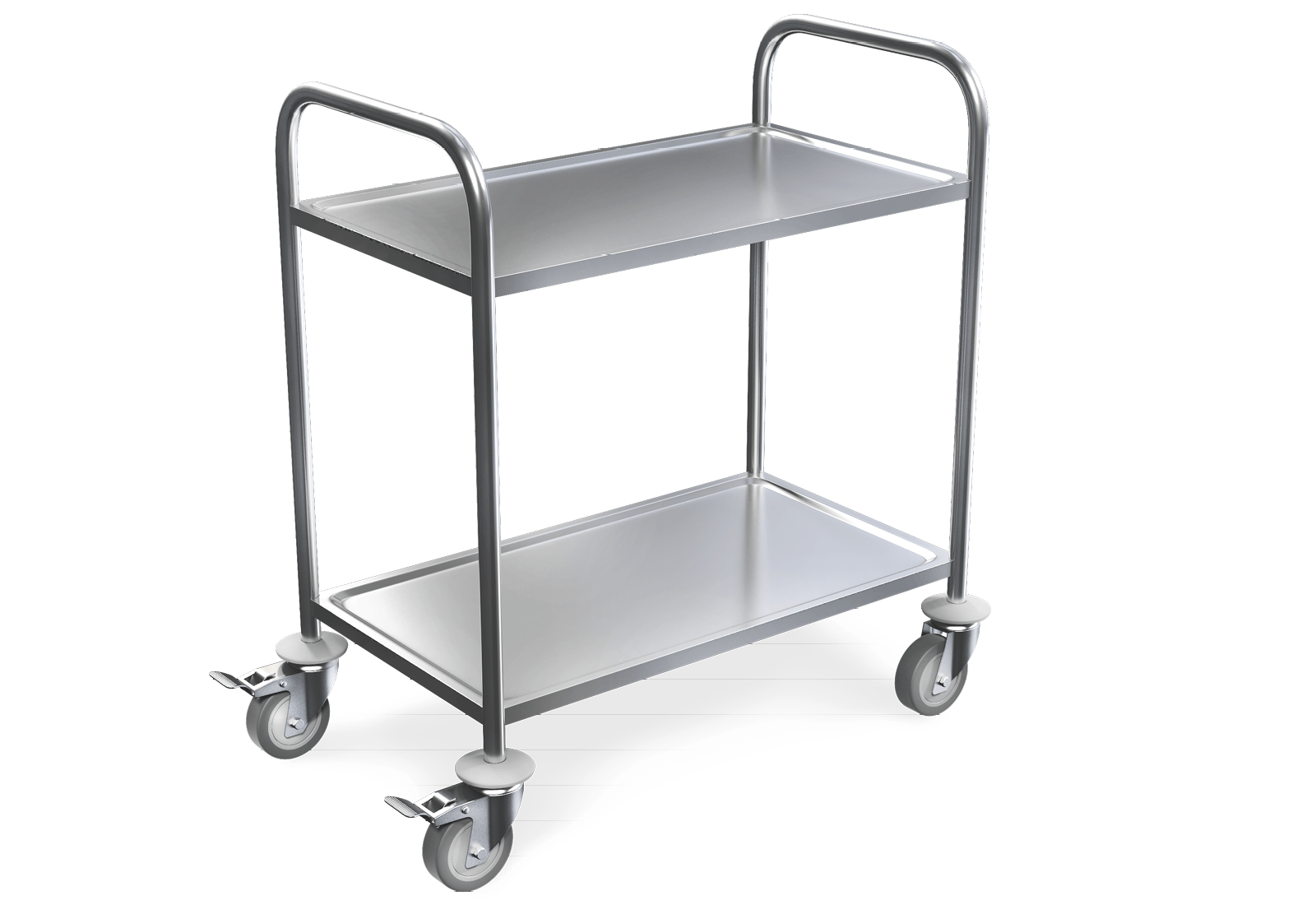 Gastro-Inox bovenplank met 2 niveaus van roestvrij staal 1100x300x650mm Gastro-Inox bovenplank met 2 niveaus van roestvrij staal 1100x300x650mm