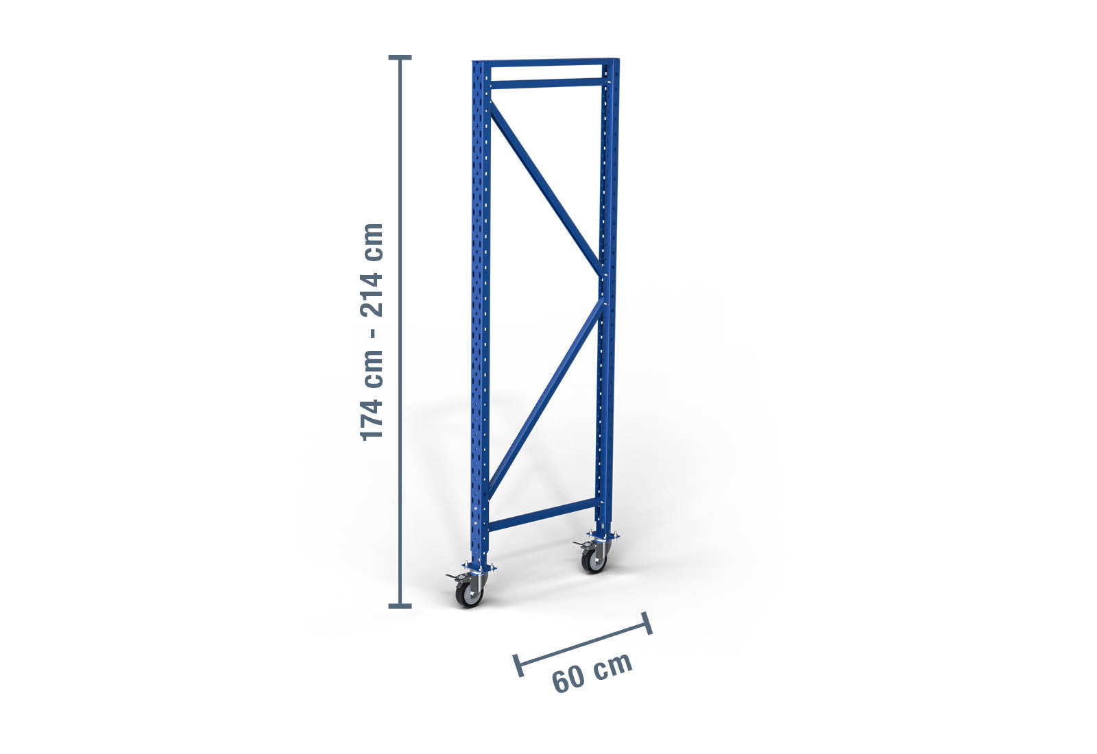 1.740 - 2.140 mm staander / in hoogte verstelbaar / verrijdbaar voor ...