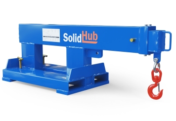 Kraanarm KA2500 voor vorkheftruck, max. last 2.500 kg, SolidHub 