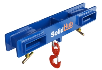 Lasthaak voor vorkheftruck LH2500, gelakt, 2.500 kg, SolidHub 