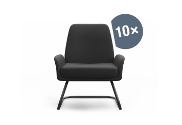 10 Conferentiestoelen en Bezoekersstoelen MARIE, TOPREGAL 