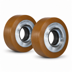 Set van 2 steunwielen voor HEF1200/4, SolidHub
