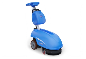 Schrobzuigmachine SWM20E met batterij, 1.800 m²/h, borsteldiameter 350 mm, wipeket 