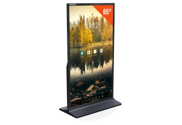 Digitaal reclame scherm DKS-LED65, 65 in, Android 13, zwart, 870 mm x 450 mm x 1.555 mm, TecMaschin 