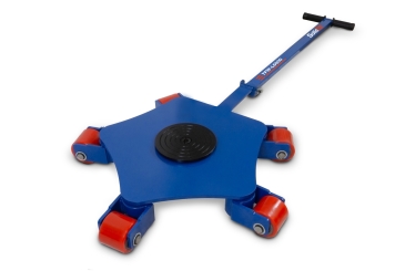 Transportroller TFW-L6000, max. belasting 6.000 kg, 360° draaibaar, incl. dissel, SolidHub 
