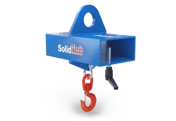 Lasthaak voor vorkheftruck LH1000, gelakt, 1.000 kg, SolidHub 