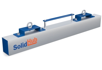 910 mm Magnetische bezem GMB91/20 voor vorkheftruck, max. belasting 20 kg, SolidHub 