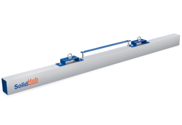 1.830 mm Magnetische bezem GMB184/35 voor vorkheftruck, max. belasting 35 kg, SolidHub 
