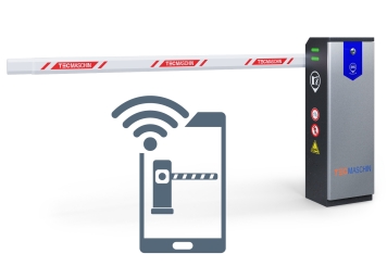 Automatische elektrische slagboom, slagboom voor parkeergarage ES3500-A met app-bediening, TecMaschin 