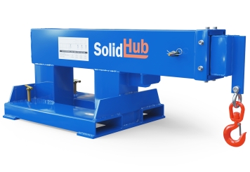 Kraanarm KA4750 voor vorkheftruck, max. last 4.750 kg, SolidHub 
