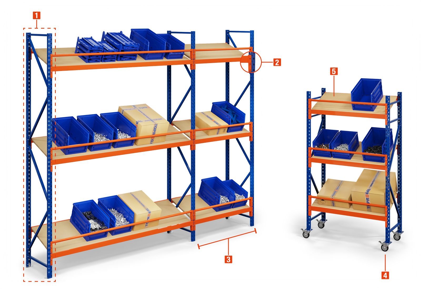 Schuine plankonderdelen